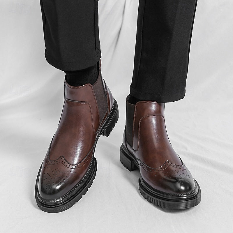 Alistair | Wingtip Chelsea Boots