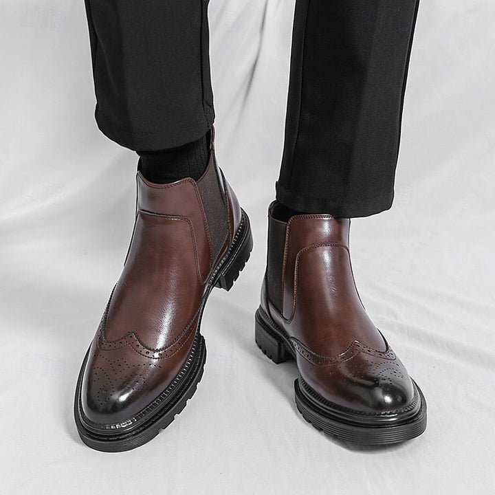 Alistair | Wingtip Chelsea Boots