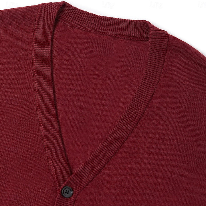 Leonard | Buttoned V-Neck Jumper Vest