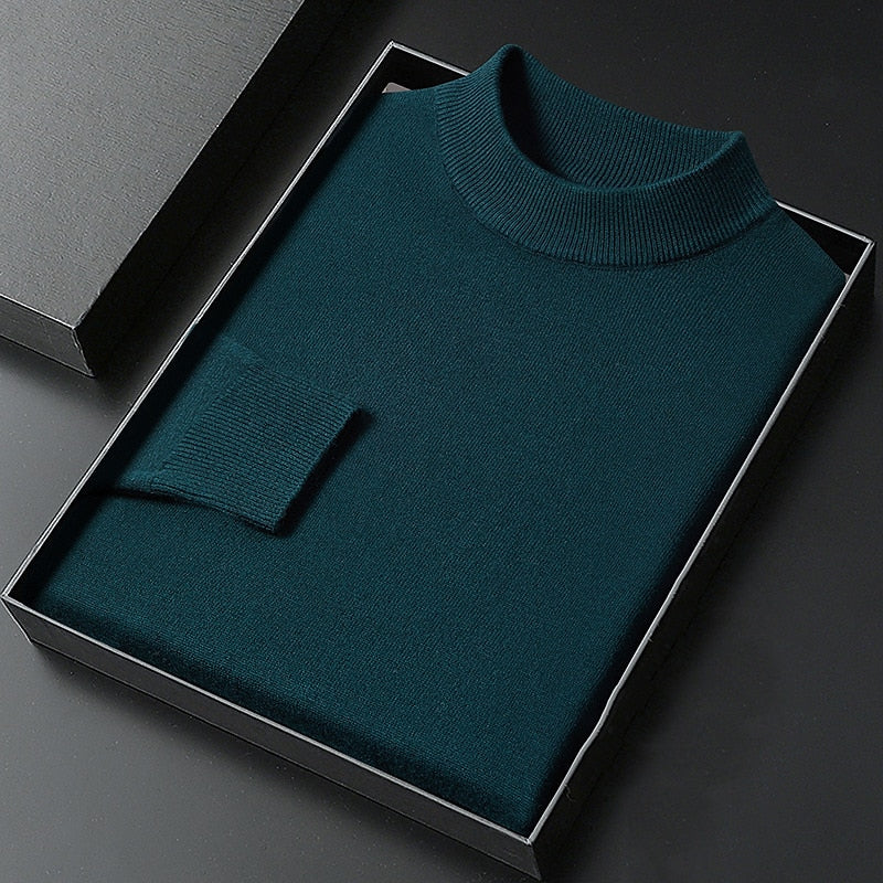 Winston | Refined Mock Neck Jumper