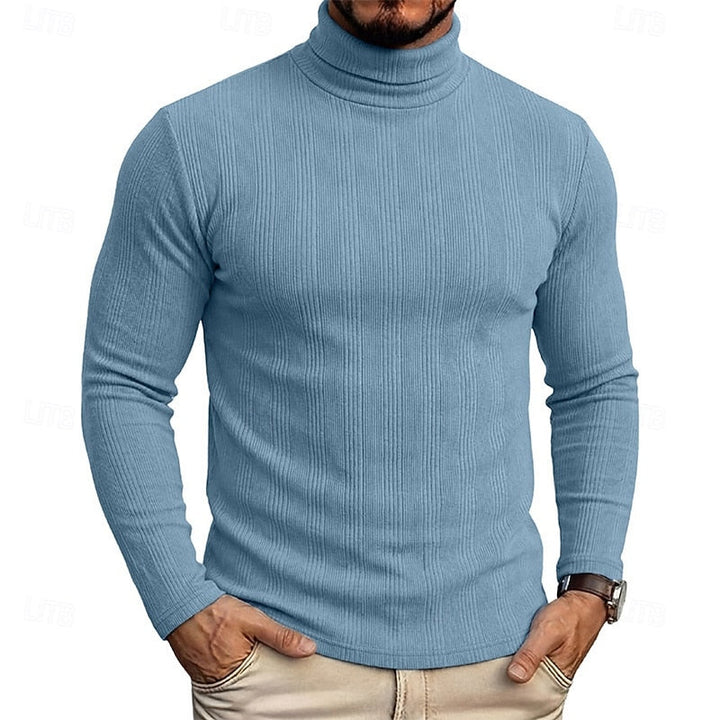 Rowan | Textured Turtleneck