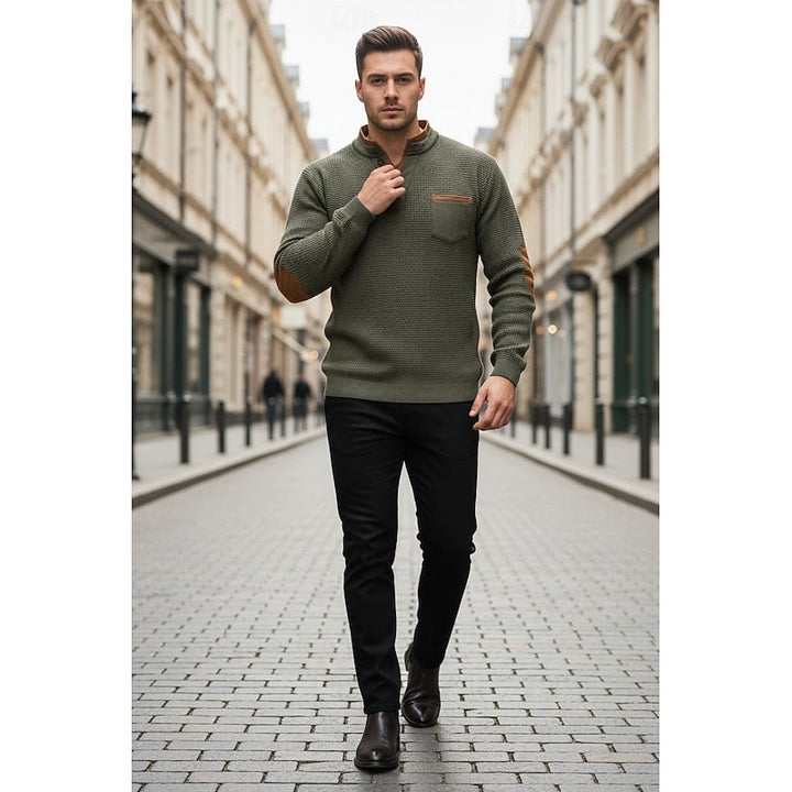 Russell | Textured Waffle Henley Shirt