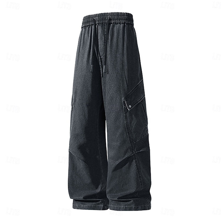 Rowan | Relaxed Wide-Leg Cargo Trousers