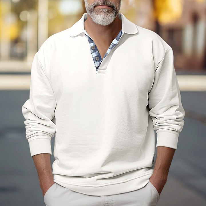 Griffin | Polo-Collar Sweatshirt