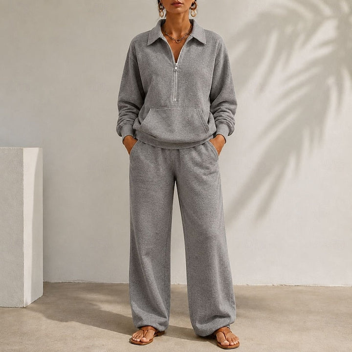 Waverly | Relaxed Zip-Collar Two-Piece Set