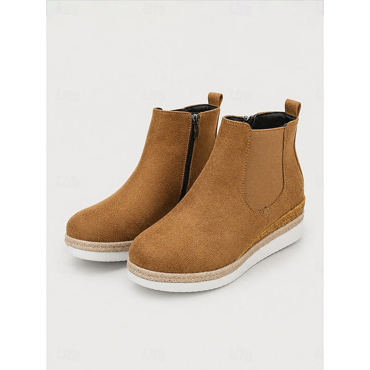 Vera | Cozy Wedge Ankle Boots
