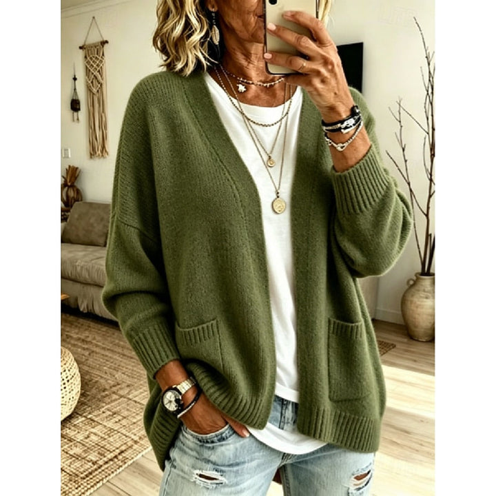 Iris | Relaxed Open-Front Cardigan