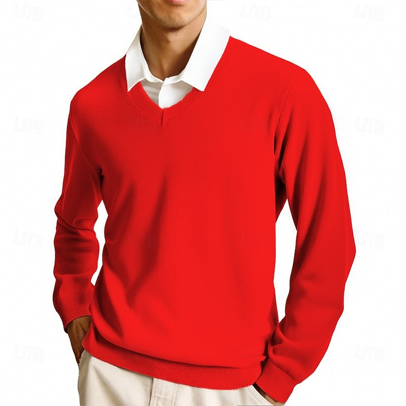 Clayton | Classic V-Neck Jumper