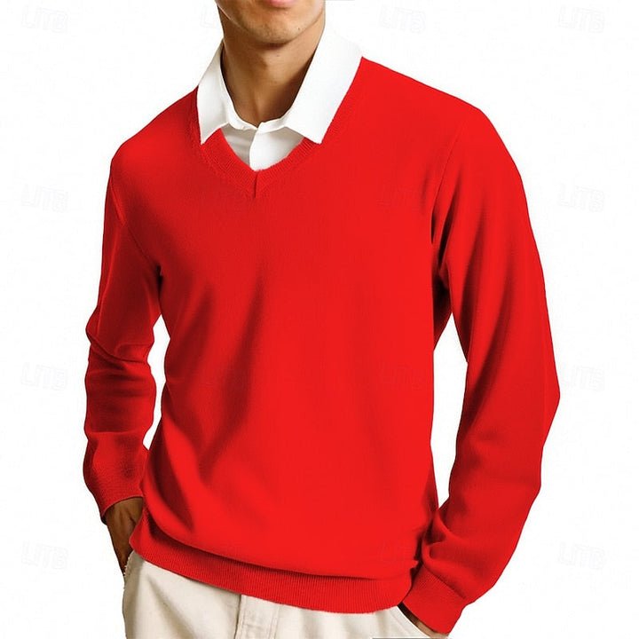 Clayton | Classic V-Neck Jumper