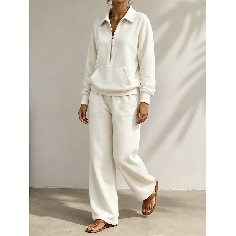 Naomi | Relaxed Half-Zip Two-Piece Set