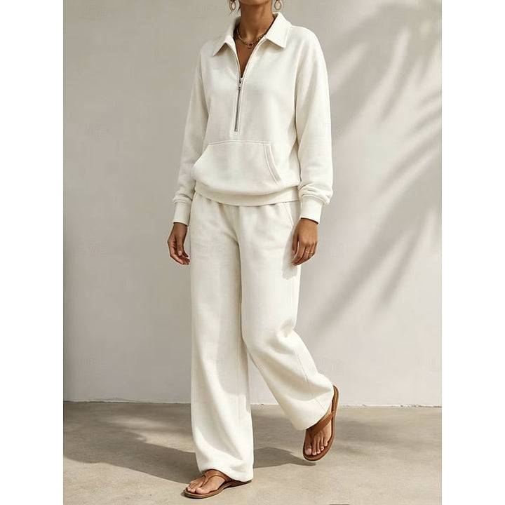 Naomi | Relaxed Half-Zip Two-Piece Set