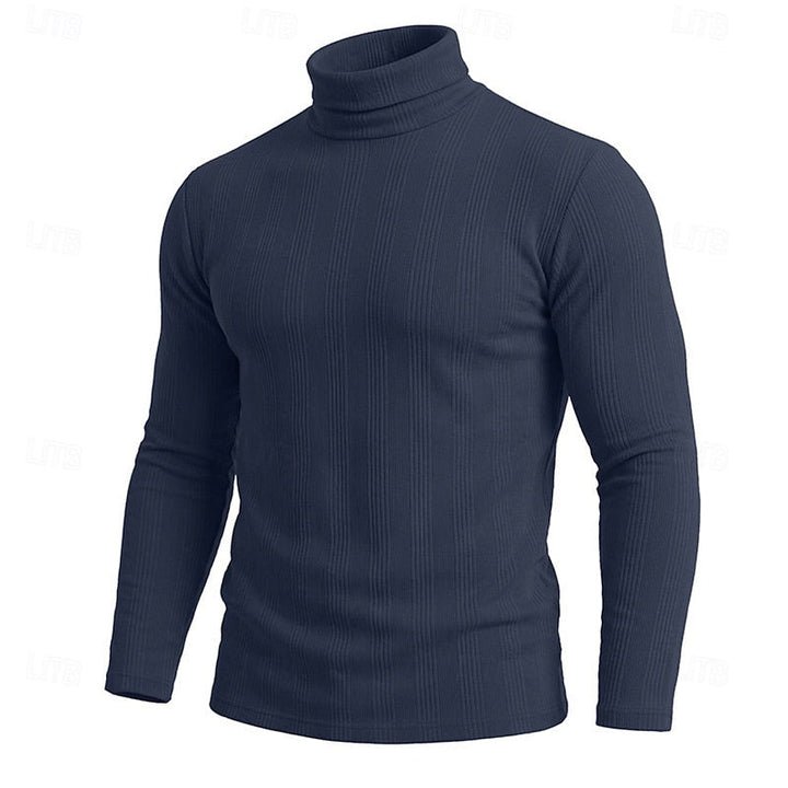 Rowan | Textured Turtleneck