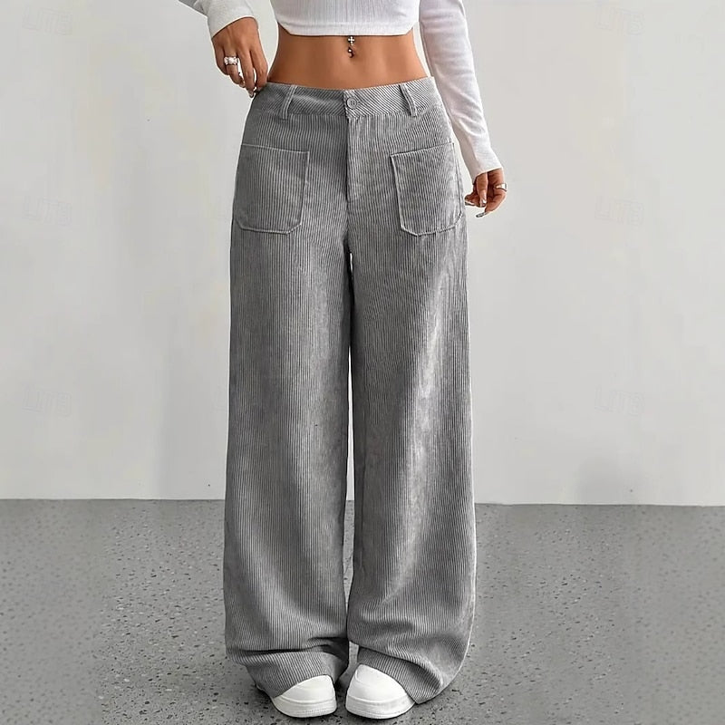 Rosalie | Wide-Leg High-Waist Trousers