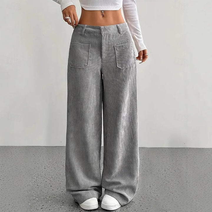 Rosalie | Wide-Leg High-Waist Trousers