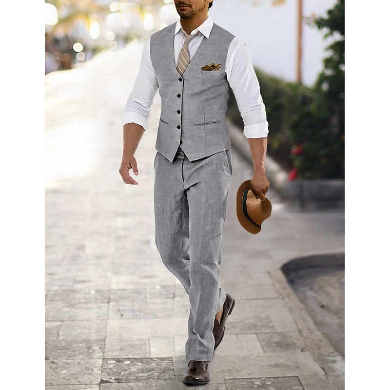 Silas | Tailored Summer Two-Piece Set