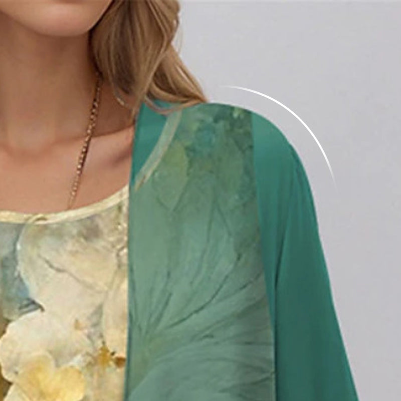 Verena | Flowing Floral Two-Piece Dress