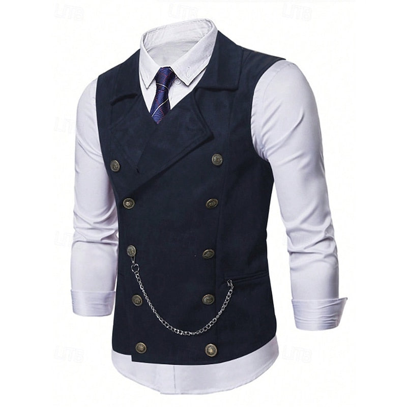 Edmund | Double-Breasted Tailored Waistcoat