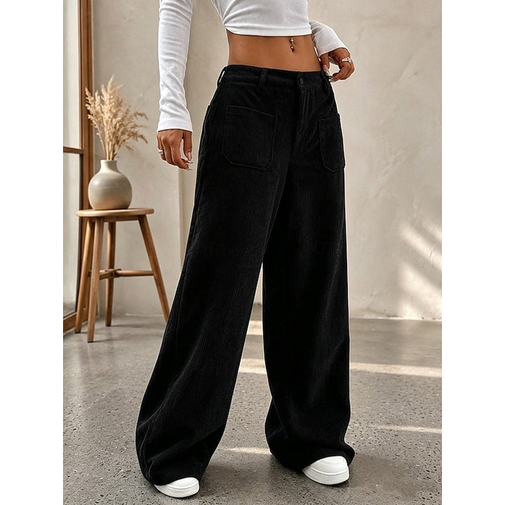 Selene | High-Waist Wide-Leg Trousers