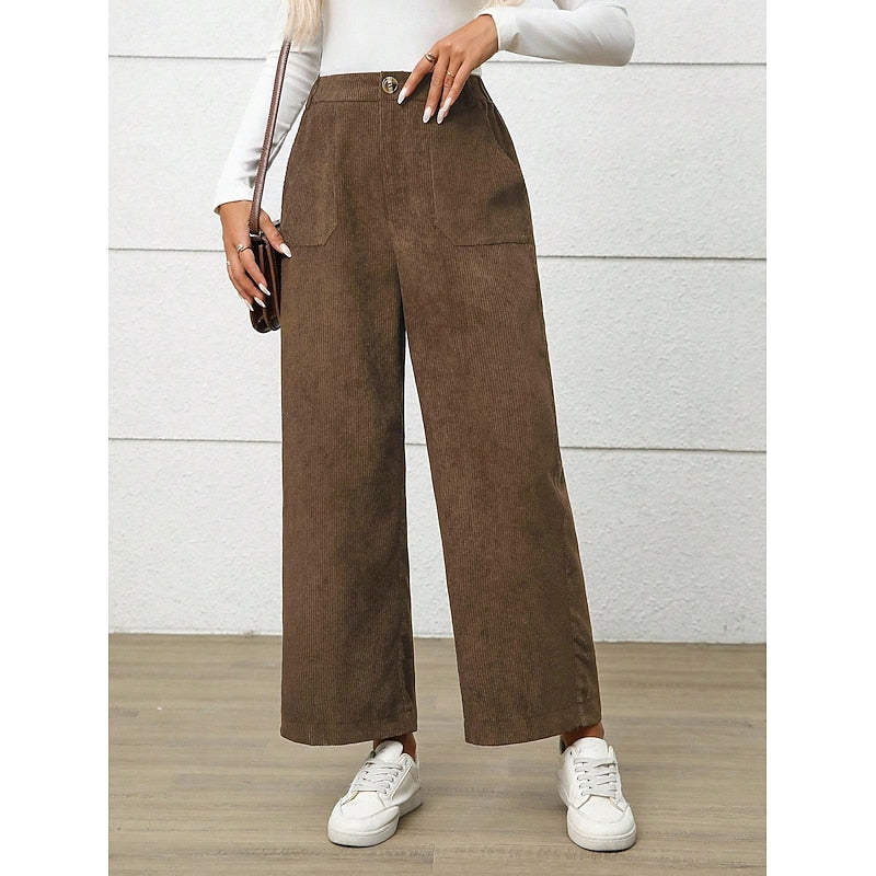 Simone | Wide-Leg High-Waist Trousers