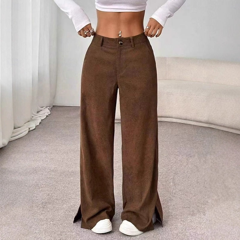 Rebecca | High-Waist Wide-Leg Trousers