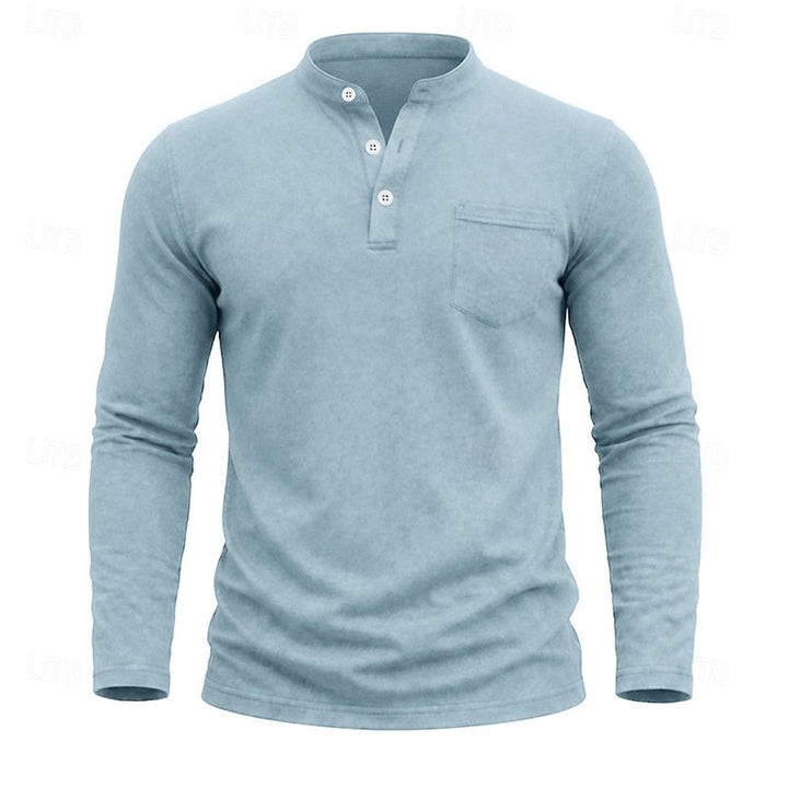 Weston | Classic Henley Long Sleeve Shirt