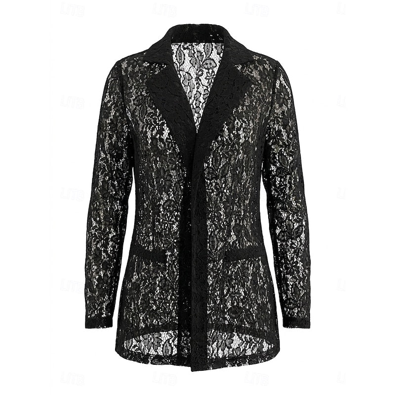 Annalise | Refined Openwork Blazer