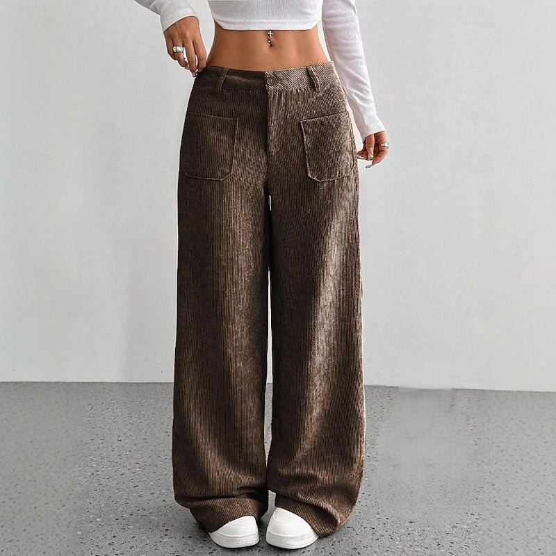 Rosalie | Wide-Leg High-Waist Trousers