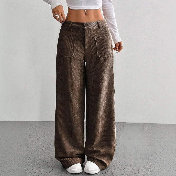 Rosalie | Wide-Leg High-Waist Trousers