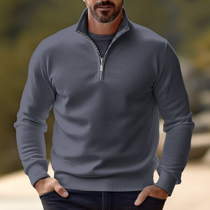 Quentin | Refined Half-Zip Pullover