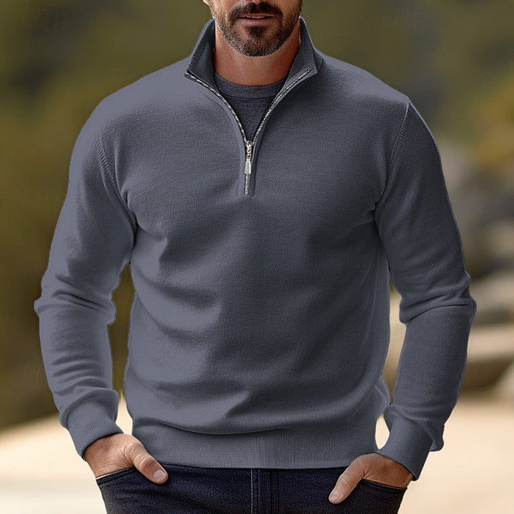 Quentin | Refined Half-Zip Pullover