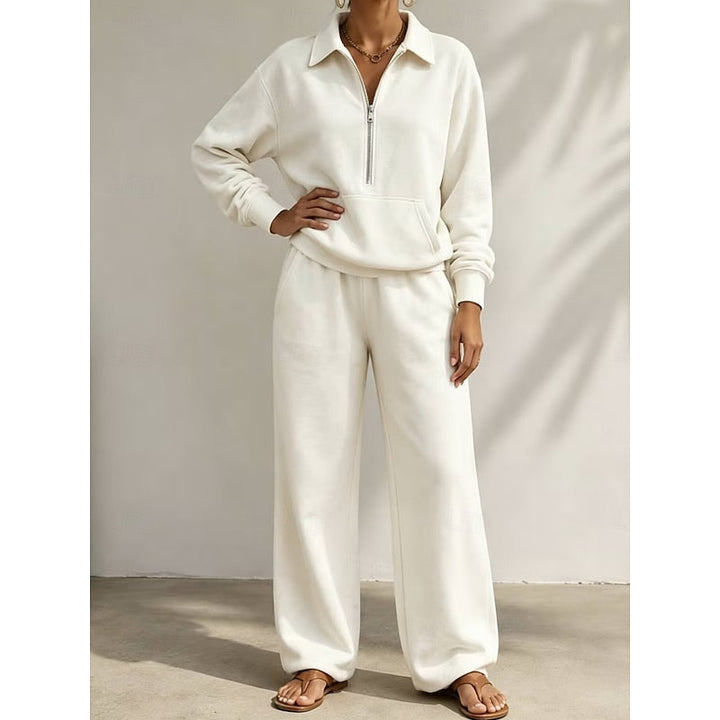 Naomi | Relaxed Half-Zip Two-Piece Set