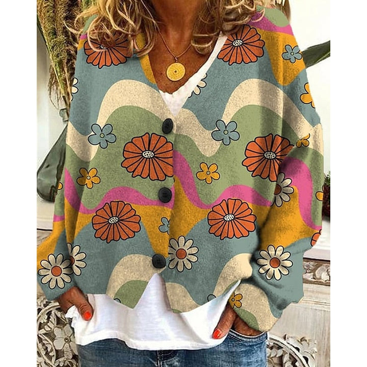 Hazel | Floral Open-Front Cardigan