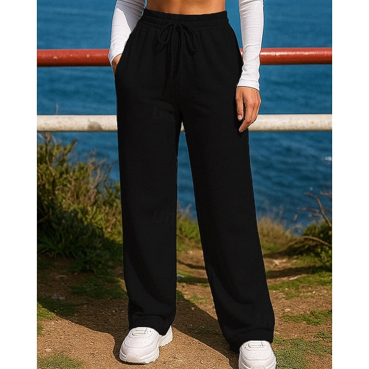Marguerite Rose | Relaxed Wide-Leg Lounge Trousers