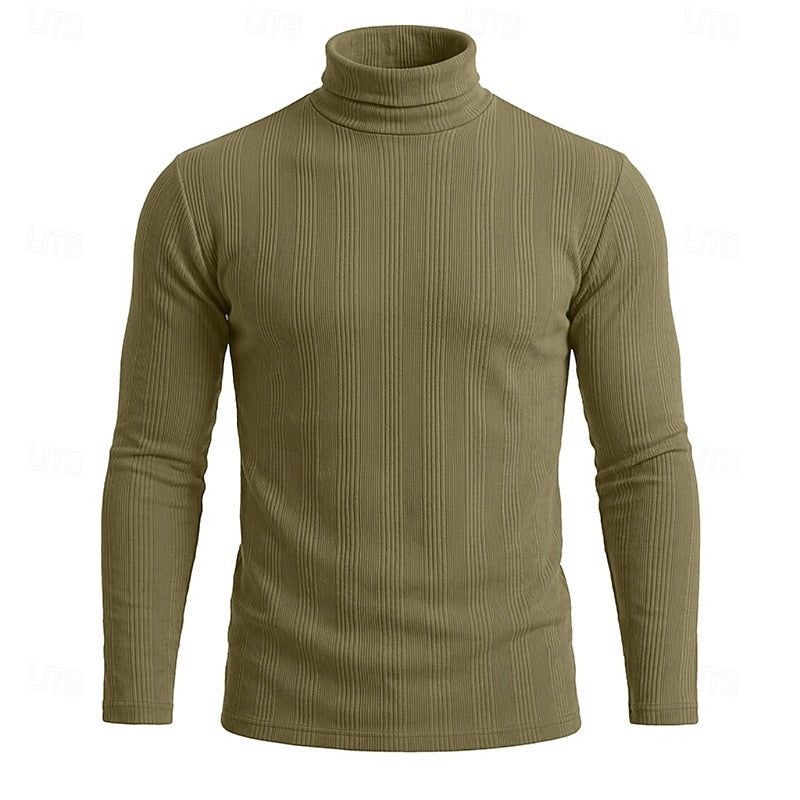 Rowan | Textured Turtleneck
