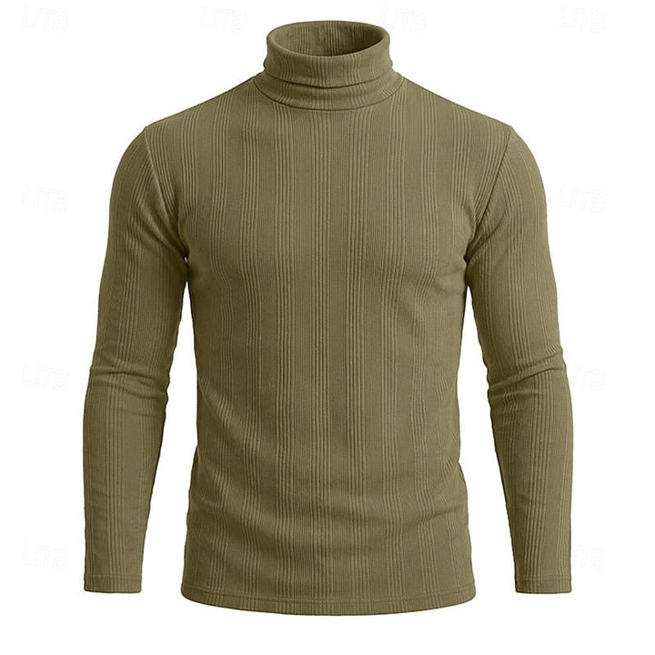 Rowan | Textured Turtleneck