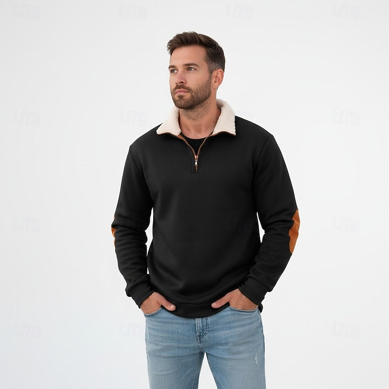 Sawyer | Standing Collar Half-Zip Pullover