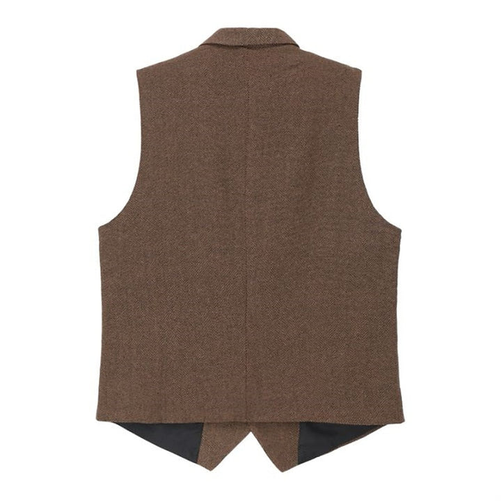 Gerard | Herringbone Tailored Waistcoat