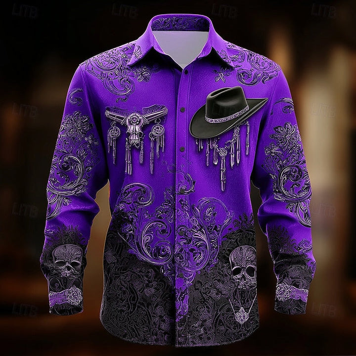 Clint | Western Halloween Statement Shirt