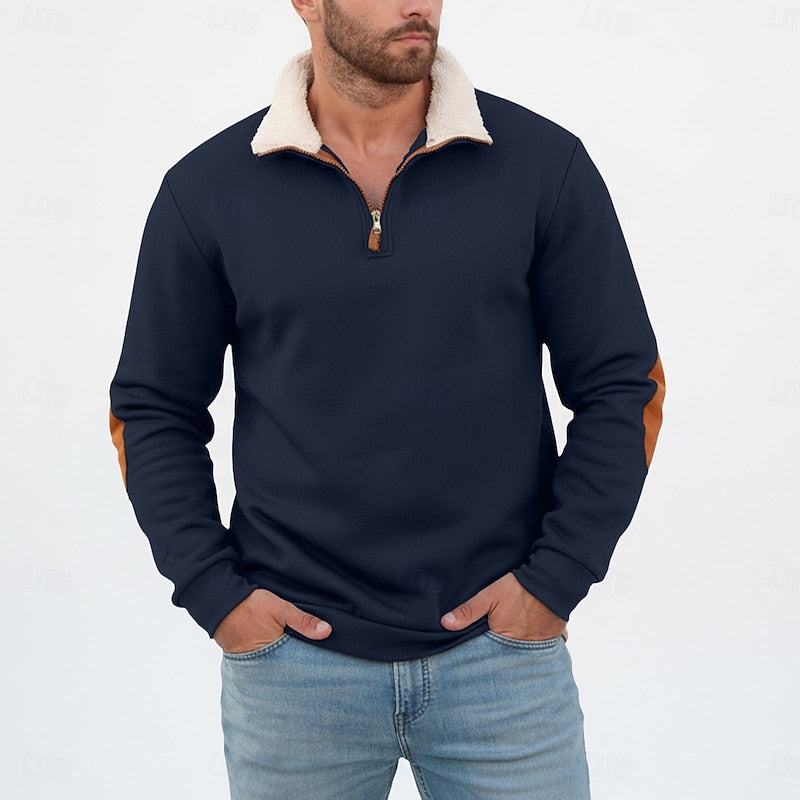 Sawyer | Standing Collar Half-Zip Pullover
