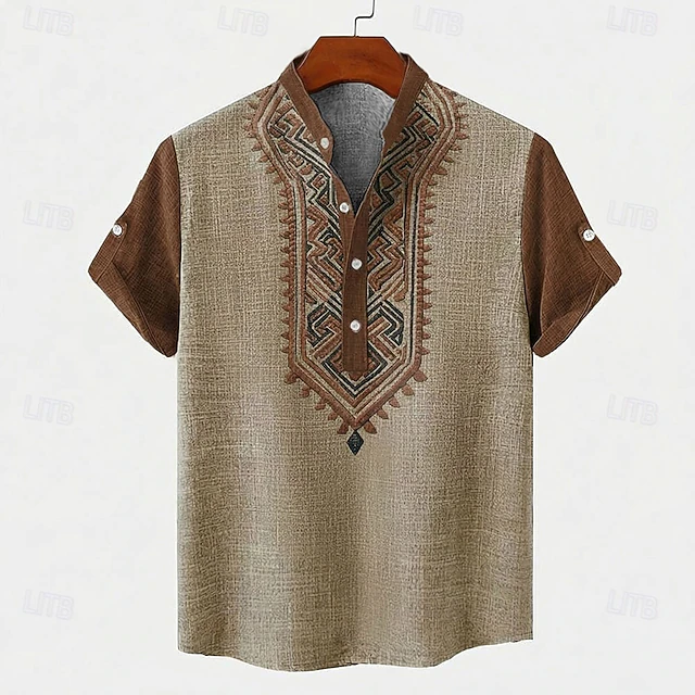 Sebastian | Embroidered Vintage Shirt