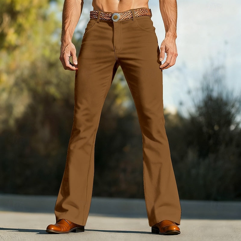 Duncan | Retro Flared Trousers