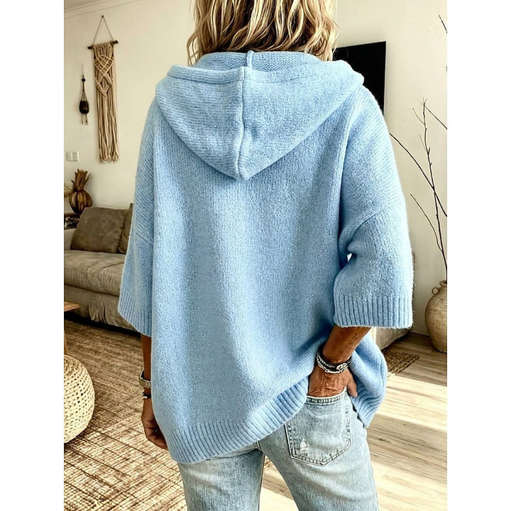 Harriet | Cozy Hooded Open-Front Cardigan