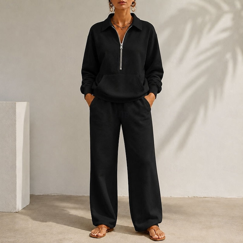 Waverly | Relaxed Zip-Collar Two-Piece Set