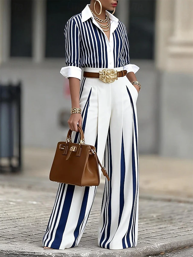 Rosemary | Striped Two-Piece Set