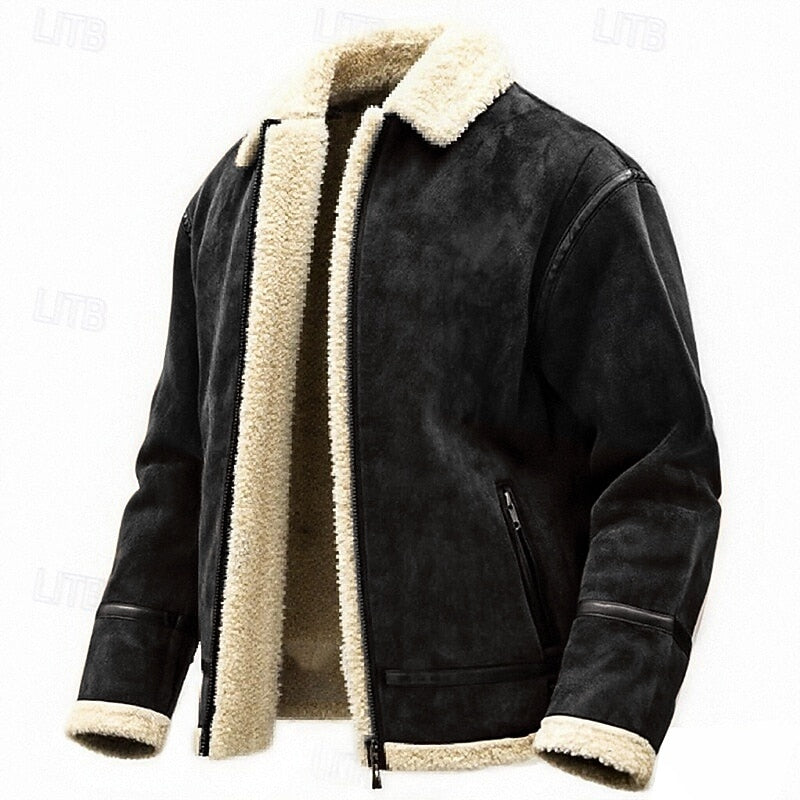 Bennett Ridge | Sherpa-Lined Aviator Jacket
