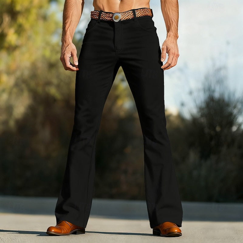 Duncan | Retro Flared Trousers