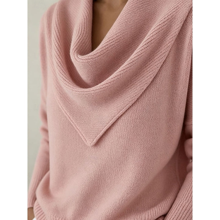 Heather | Elegant Cowl-Neck Jumper