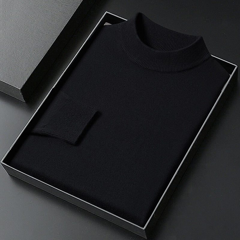 Winston | Refined Mock Neck Jumper