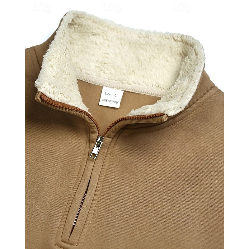 Sawyer | Standing Collar Half-Zip Pullover