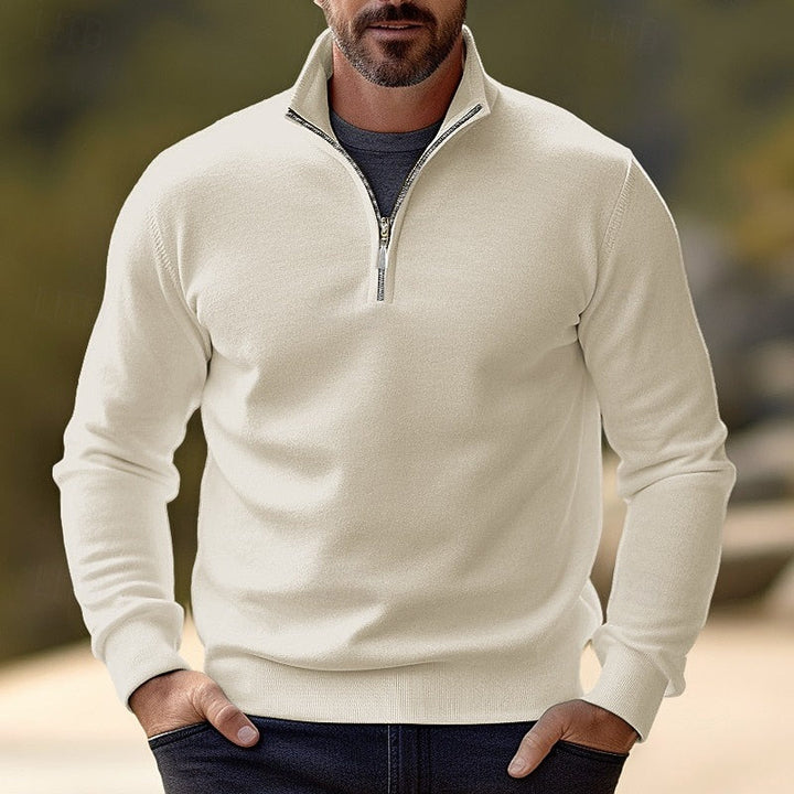 Quentin | Refined Half-Zip Pullover